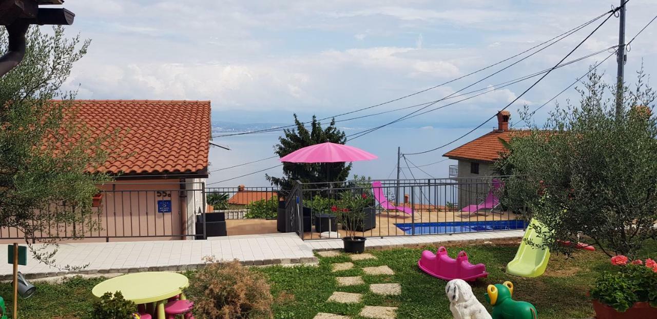 House Anastazia With Spectacular View Villa Lovran Exterior photo